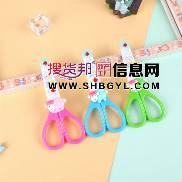 新款创意剪刀批发商卡通可爱小动物多色学生图2