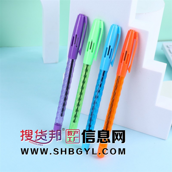 多色圆珠笔0.7mm插盖顺滑大容量圆珠笔图3