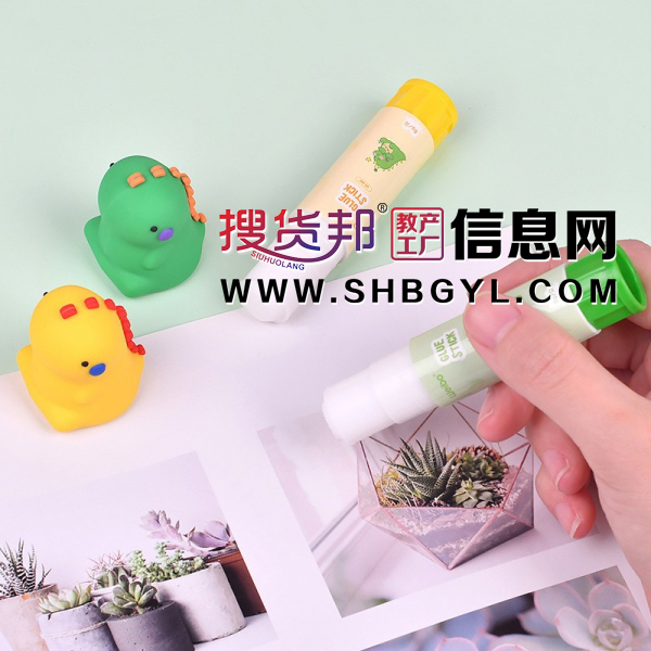 创意学生专属动物可爱卡通小恐龙固体胶图3