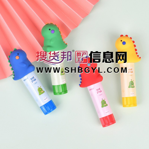 创意学生专属动物可爱卡通小恐龙固体胶图2