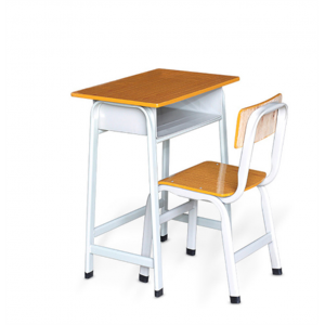中小学生课桌椅厂家直营 学校辅导班培训班单人课桌批发
