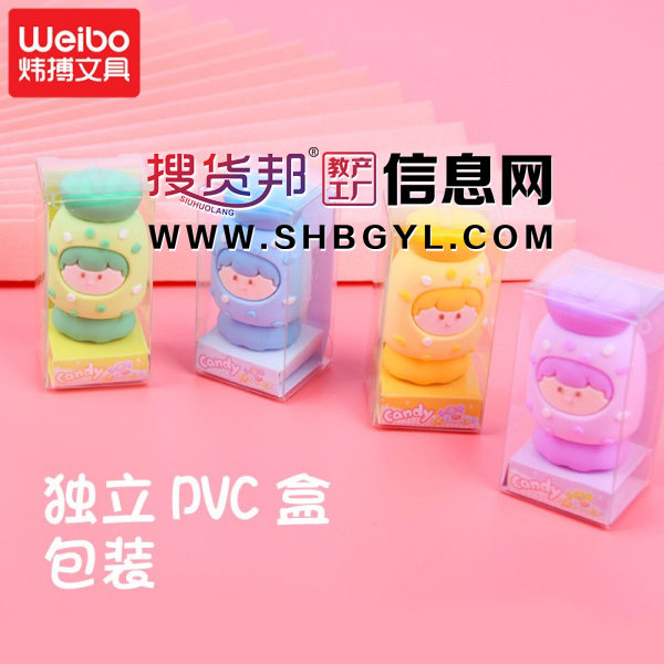 文具3D立体形象创意造型可爱萌萌的手持造型卡通铅笔刀图1