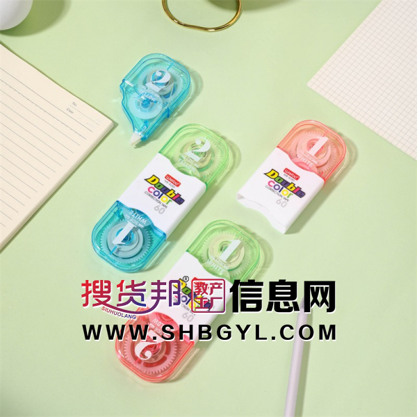 改错涂改器现代美卡通创意可爱糖果双头12米修正带图4