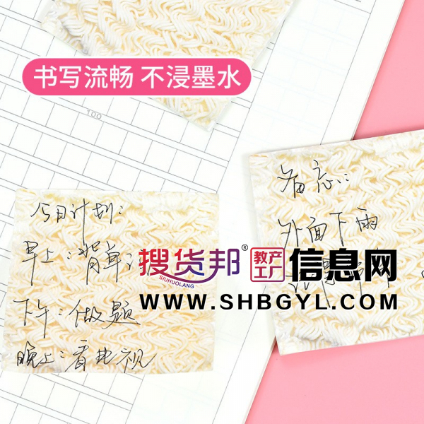 创意新款方形食物便利贴简约迷你备忘录学生办公便签本记事贴图1