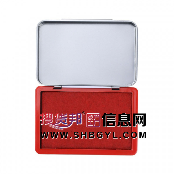 新款创意简约方形印台快干手按型学生财务办公专用印台批发图1