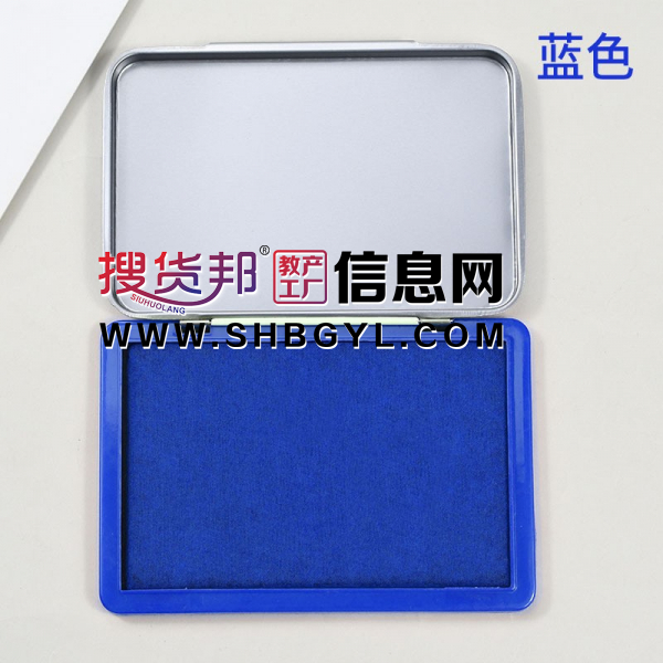 新款创意简约方形印台快干手按型学生财务办公专用印台批发图3