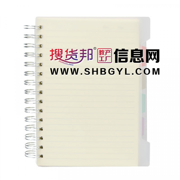 新款创意简约线圈笔记本铁圈学生商务日记本办公横线记事本图1