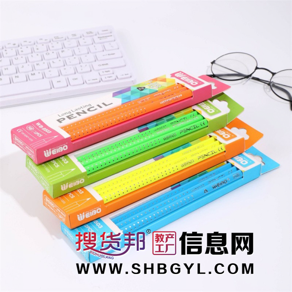 创意彩色铅笔实木材质附加彩色橡皮小学生学习写字绘画图3