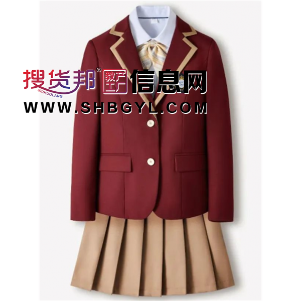 时尚学生装校服简约班服女生秋冬季套装外套上衣下衣西装学院风西服图1