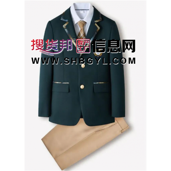 简约班服秋冬季套装外套上衣下衣西装学院风西服时尚学生装校服图1