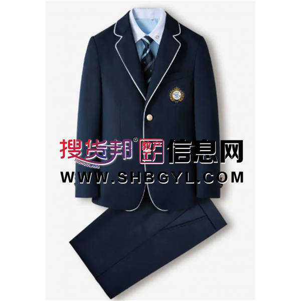 学院风西服时尚学生装校服简约班服秋冬季套装外套上衣下衣西装图1