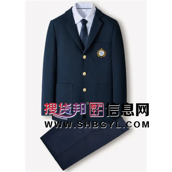 简约班服秋冬季套装外套上衣下衣西装学院风西服时尚学生装校服图1