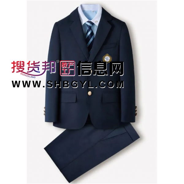 时尚学生装校服简约班服秋冬季套装精致外套上衣下衣西装学院风西服图1