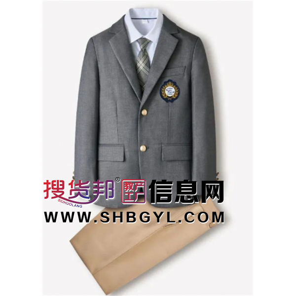 班服秋冬季套装外套上衣下衣西装学院风西服时尚学生装校服简约图1