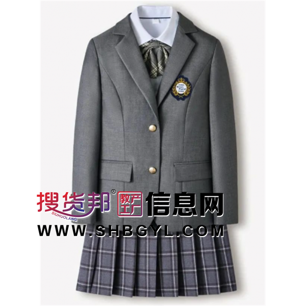 上衣下衣西装学院风西服时尚学生装校服简约班服秋冬季套装外套图1