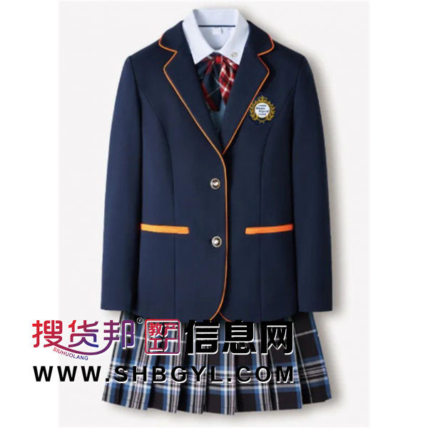 学院风班服外套上衣下衣西装西服时尚学生装校服简约秋冬季套装图1