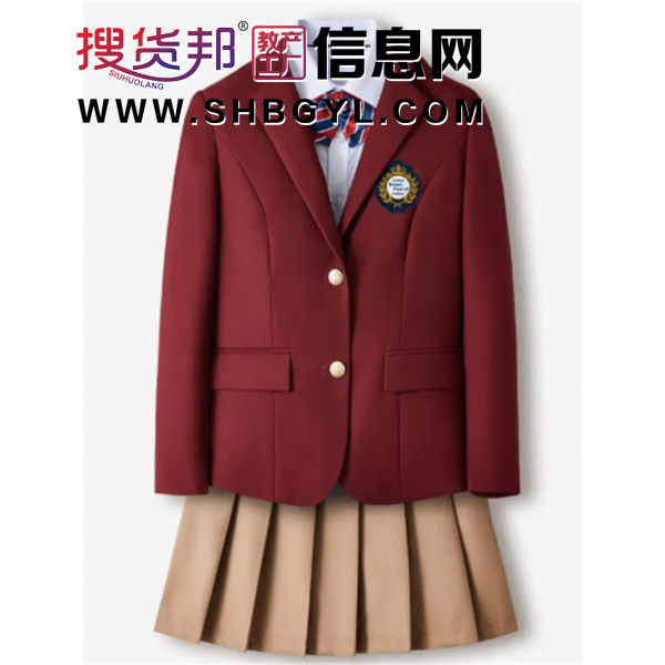 学生装校服简约班服秋冬季套装外套上衣下衣西装学院风西服时尚图1