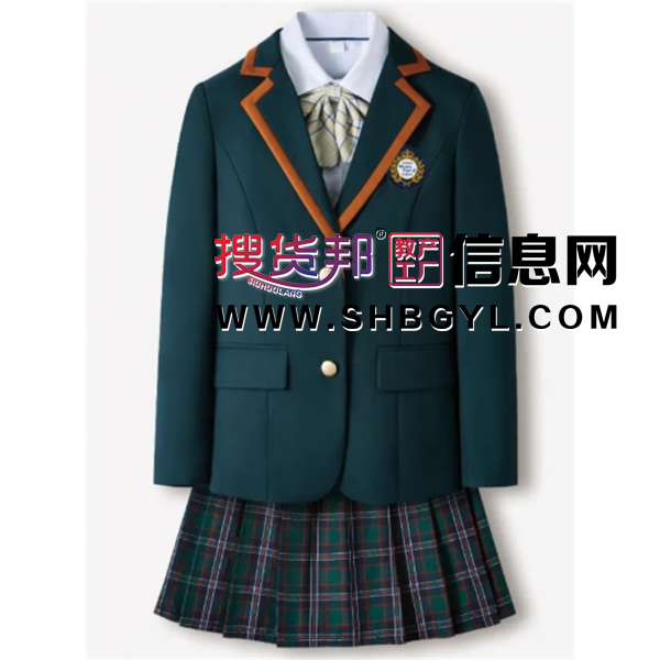 时尚学生装校服简约英伦风班服秋冬季套装上衣下衣西装学院风西服图1