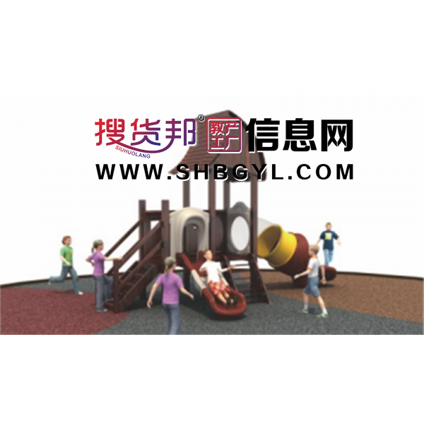 幼儿园户外木制游乐设施儿童木制滑梯系列LDX 03601图1