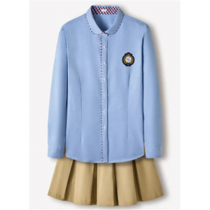 学生服班服夏季衬衫T恤潮流运动纯棉儿童英伦学院风校服套时尚