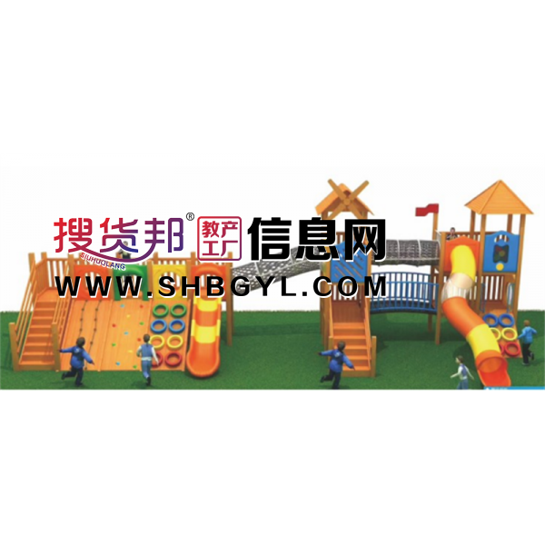 幼儿园户外木制游乐设施体能拓展攀爬系列小博士LDX 04503图1