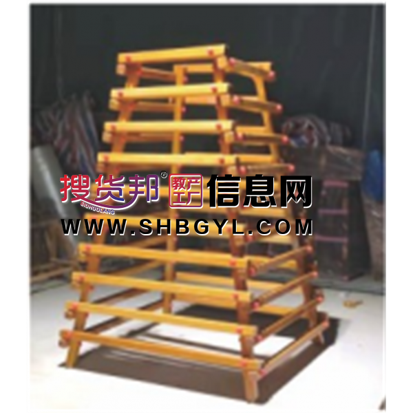 幼儿园户外木制游乐设施体能拓展攀爬系列四面攀爬LDX 04905图1