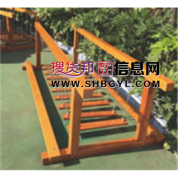 幼儿园户外木制游乐设施体能拓展攀爬系列体能训练(进口木制)LDX 05006图1