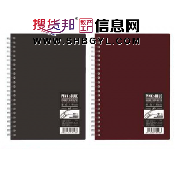 软线圈笔记本-方格本子精致文艺简约高颜值黑白学生横线记事本加厚图1