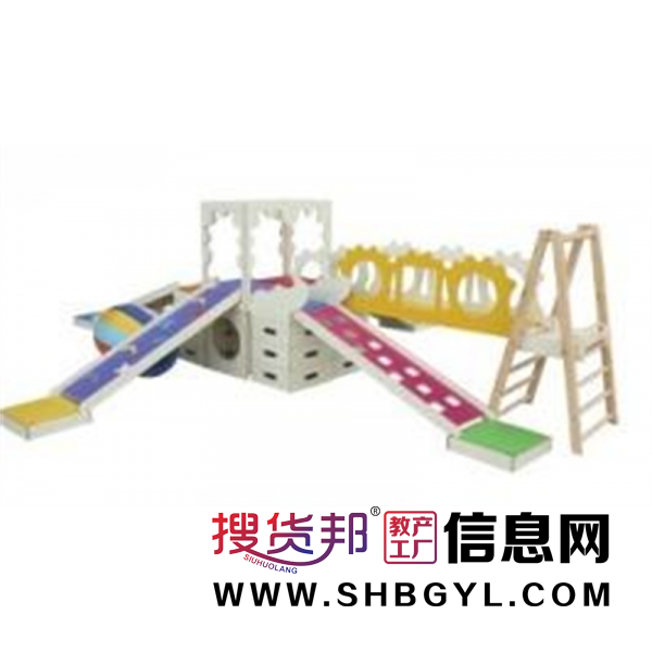 幼儿园户外木制游乐设施运动组合系列运动组合LDX 05205图1