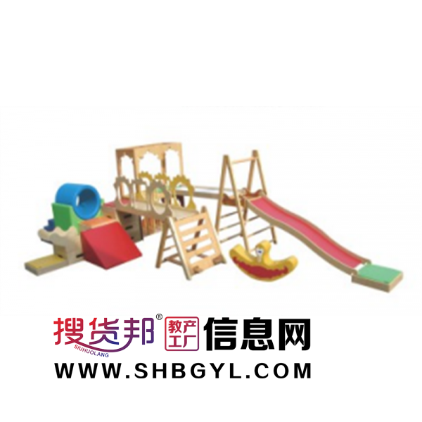 幼儿园户外木制游乐设施运动组合系列运动组合LDX 05206图1