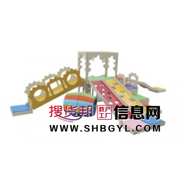 幼儿园户外木制游乐设施运动组合系列运动组合LDX 05209图1