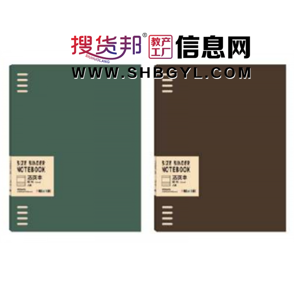 PP活页夹本-牛皮纸加厚练习本作业本课堂笔记本日记本简约学生图2