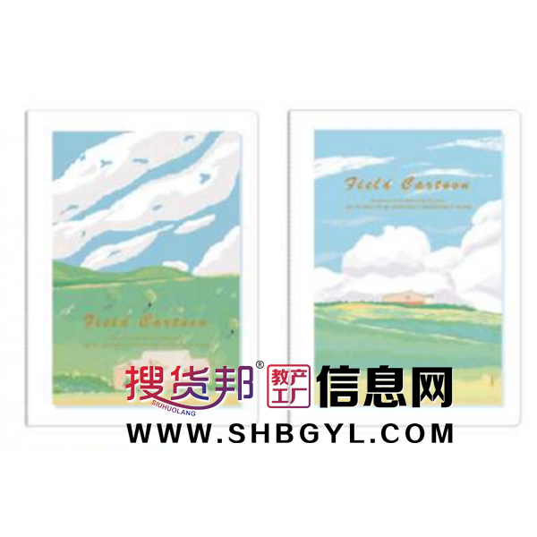 田野漫画-复古车线本记事本高颜值学生本笔记本文艺摘抄本简约时尚缝线本图1