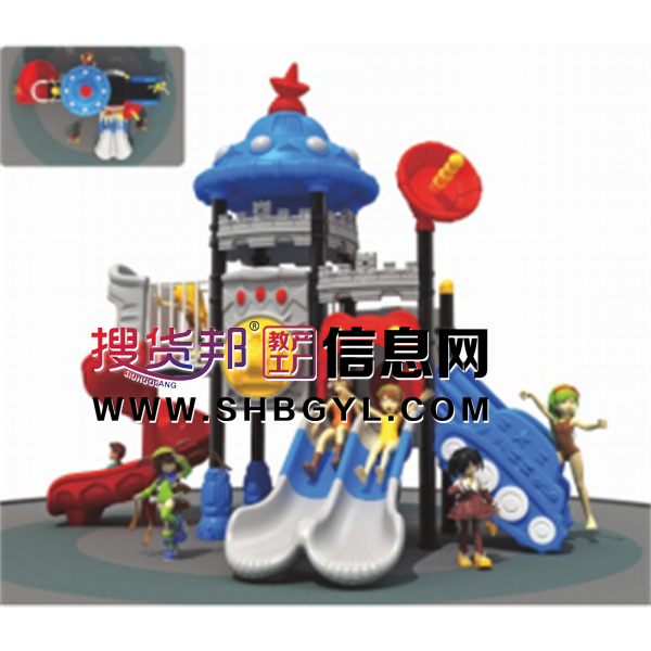 幼儿园户外大型游乐设施儿童游乐组合滑梯114管小博士系列LDX 06602图1