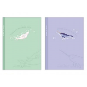 深海鲸灵-锁线胶套本复古记事本高颜值学生本摘抄本简约时尚笔记本文艺