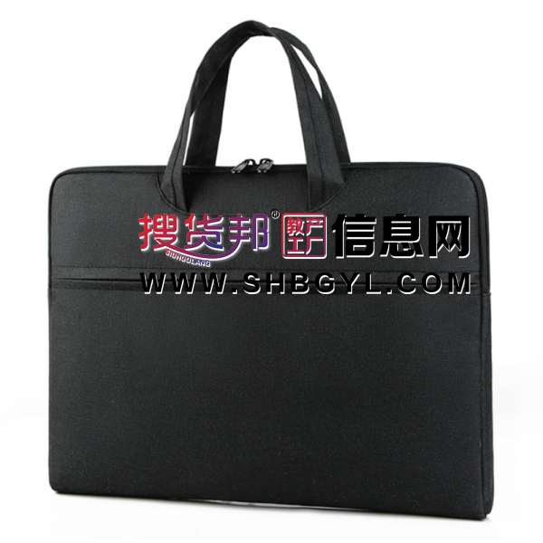 轻薄公文包简约手提笔记本电脑包15寸男女式资料包办公文件袋图2