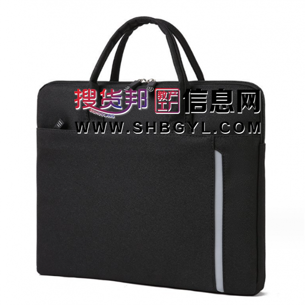 时尚简约公文包办公文件资料包电脑包15平板男女款现货可定 制图1