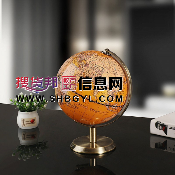 地球仪全英文摆件小号酒柜办公室14cm英文地球仪图4