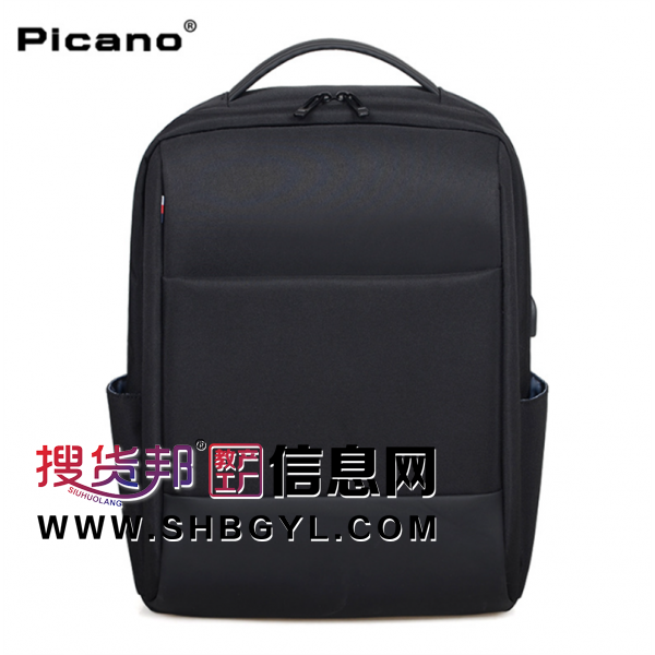 picano皮卡诺商务双肩包男女笔记本电脑背包户外休闲双肩包图2