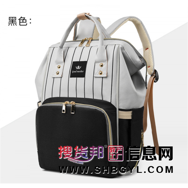 妈咪包多功能双肩母婴包大容量手提婴儿包尿布包2023新款妈妈包图1