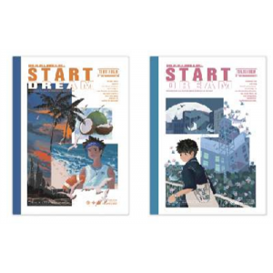 沧海微澜-锁线胶套本精美学生本清新抄录本简约笔记本课堂笔记文艺
