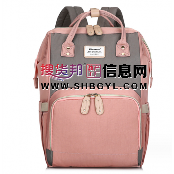 母婴包外出时尚高颜值双肩妈咪包多功能大容量轻便手拎奶粉包图1