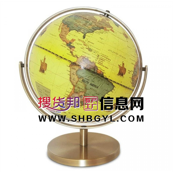 英文版地球仪720°万向旋转初中生高中生用25cm高中生用高清出口图2