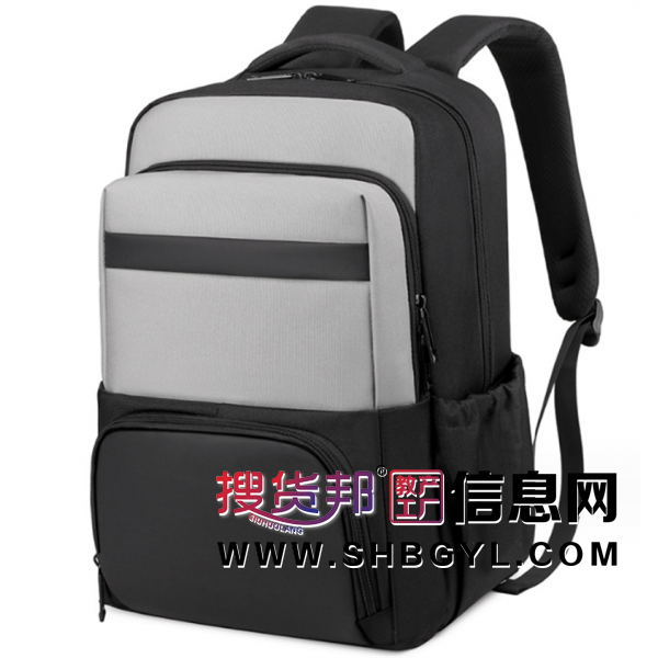 新款大容量商务双肩包多功能电脑包男士双肩包户外登山背包可印字图2