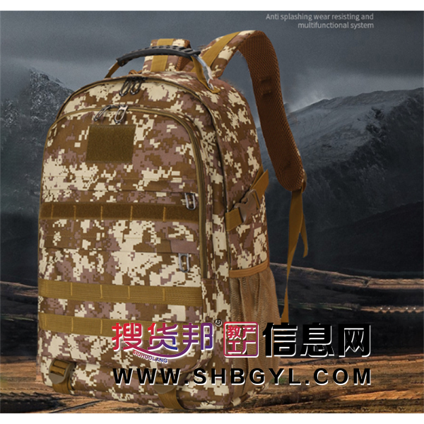 战术突击背包攻击包徒步通勤旅行双肩背囊户外登山包图1