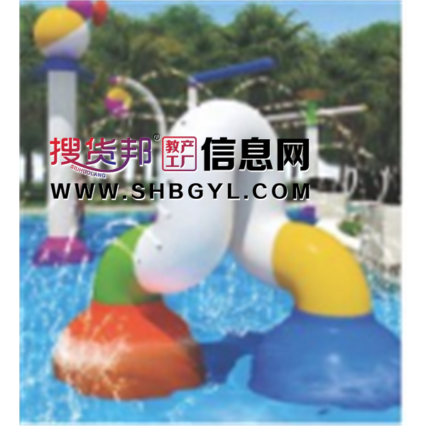 幼儿园游乐设施儿童游乐水上乐园系列麻花戏水LDX 10015图1
