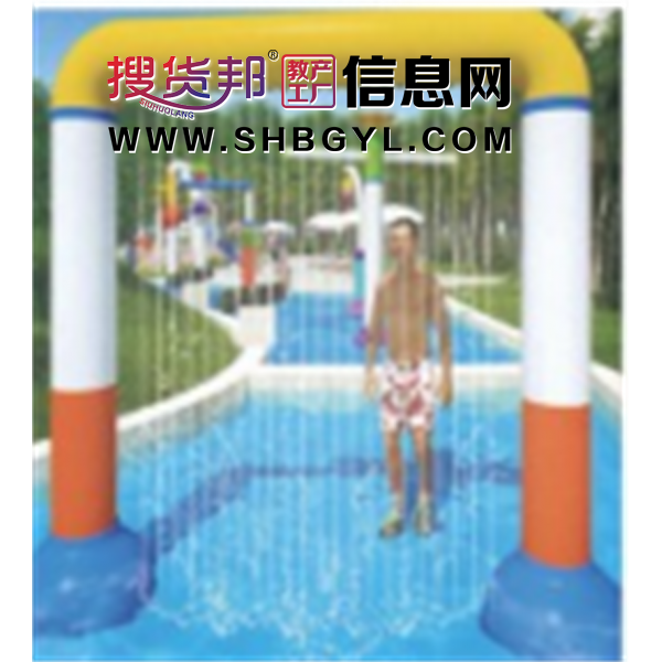 幼儿园游乐设施儿童游乐水上乐园系列1号水帘门LDX 10016图1