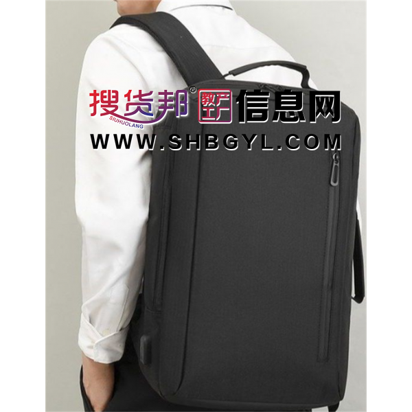 商务休闲双肩包男时尚背包简约学生书包户外双肩背包休闲电脑背包图1