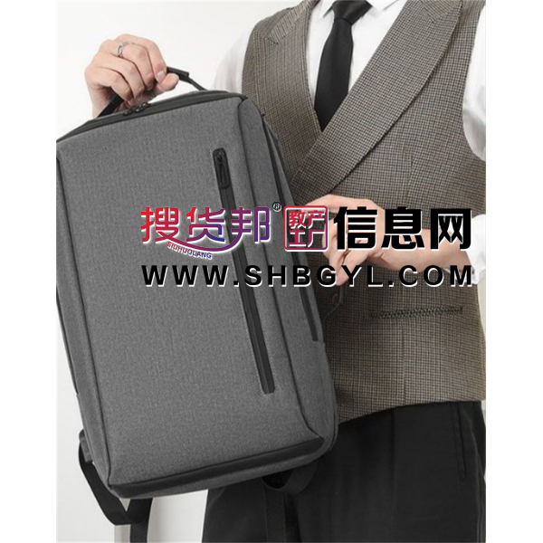 商务休闲双肩包男时尚背包简约学生书包户外双肩背包休闲电脑背包图2