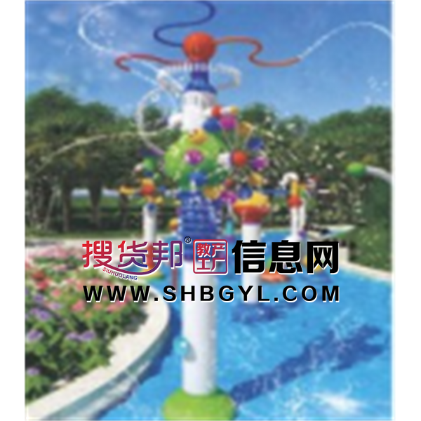 幼儿园游乐设施儿童游乐水上乐园系列2号旋转戏水小品LDX 10021图1